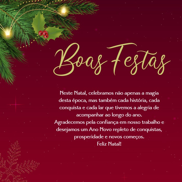 Feliz Natal e um Próspero Ano Novo!